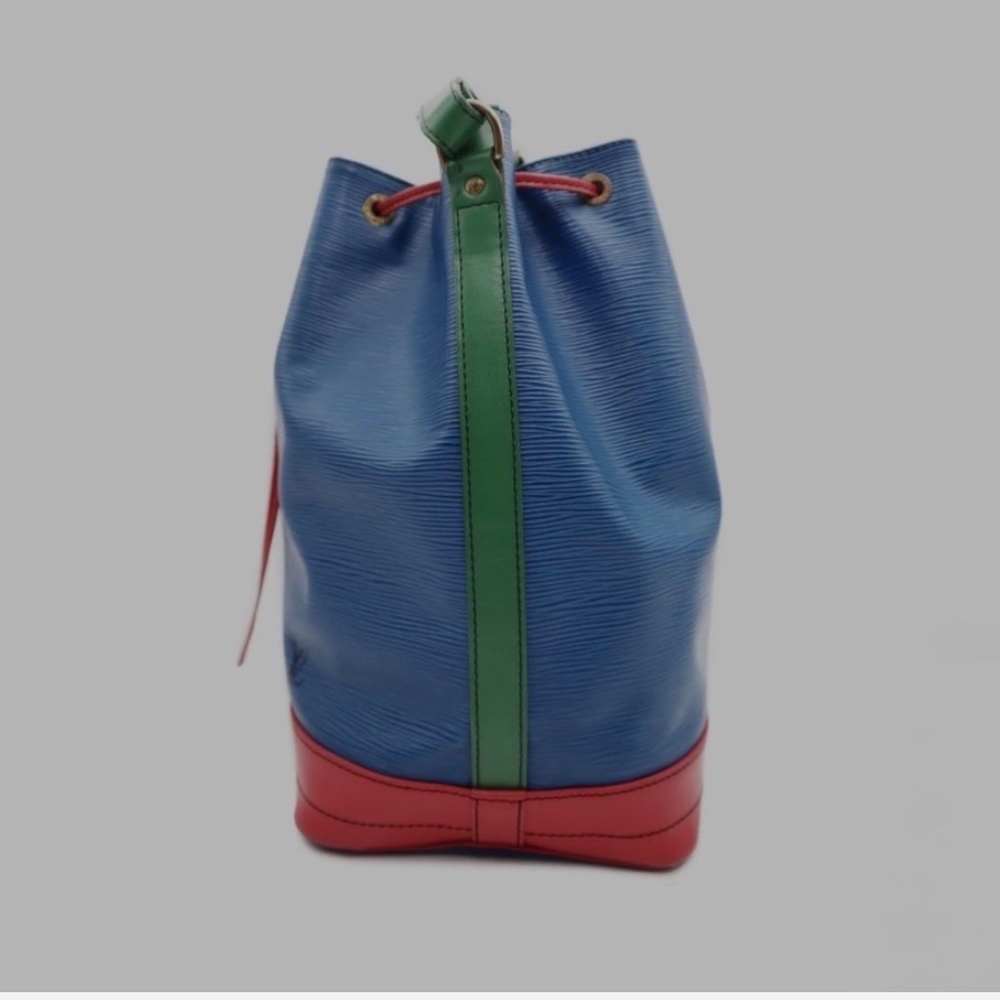LOUIS VUITTON Epi Tricolor Noe. Red Bule & Green Includes dust bag - Picture 3 of 8